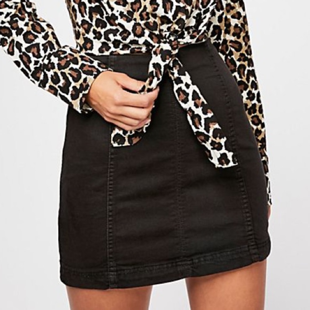Free people Modern Femme Denim Mini skirt